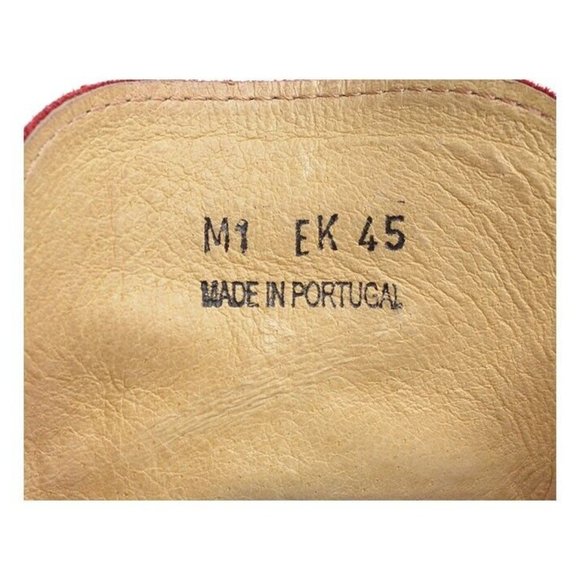 Men Opening Ceremony  Red Suede Lace Up Desert Boots 45 main image 5